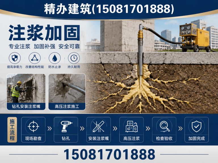 邯郸厂房地面下沉注浆展示图