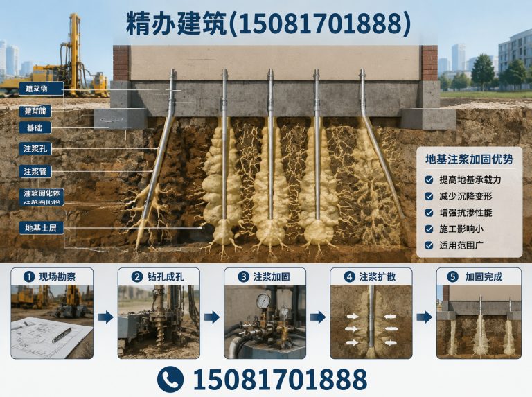 邯郸路基沉降注浆加固展示图