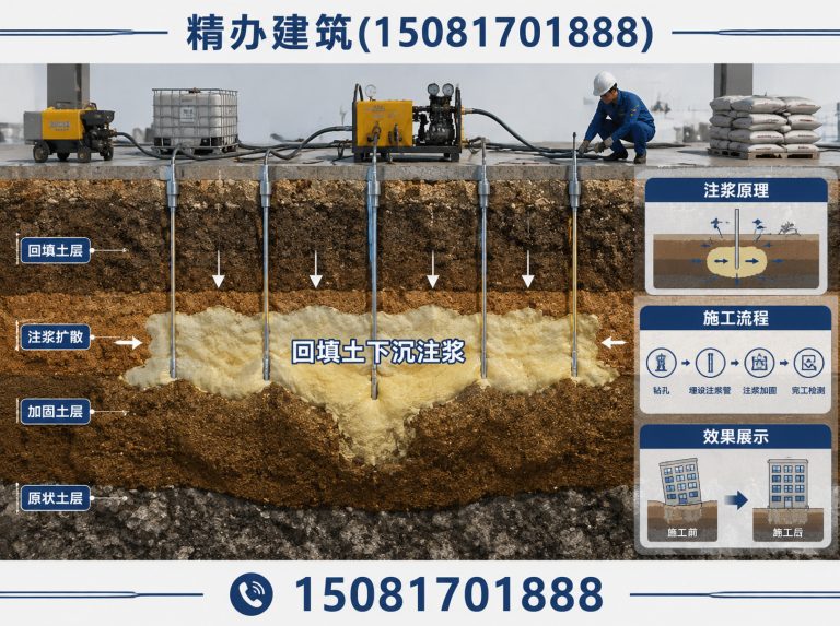 邯郸回填土下沉注浆展示图